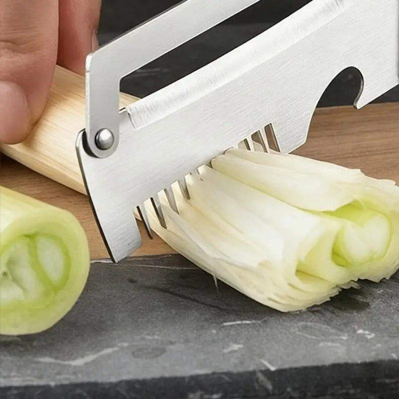 3-in-1 Vegetable Chopper & Slicer | Multi-Function Kitchen Cutter for Fast Food Prep