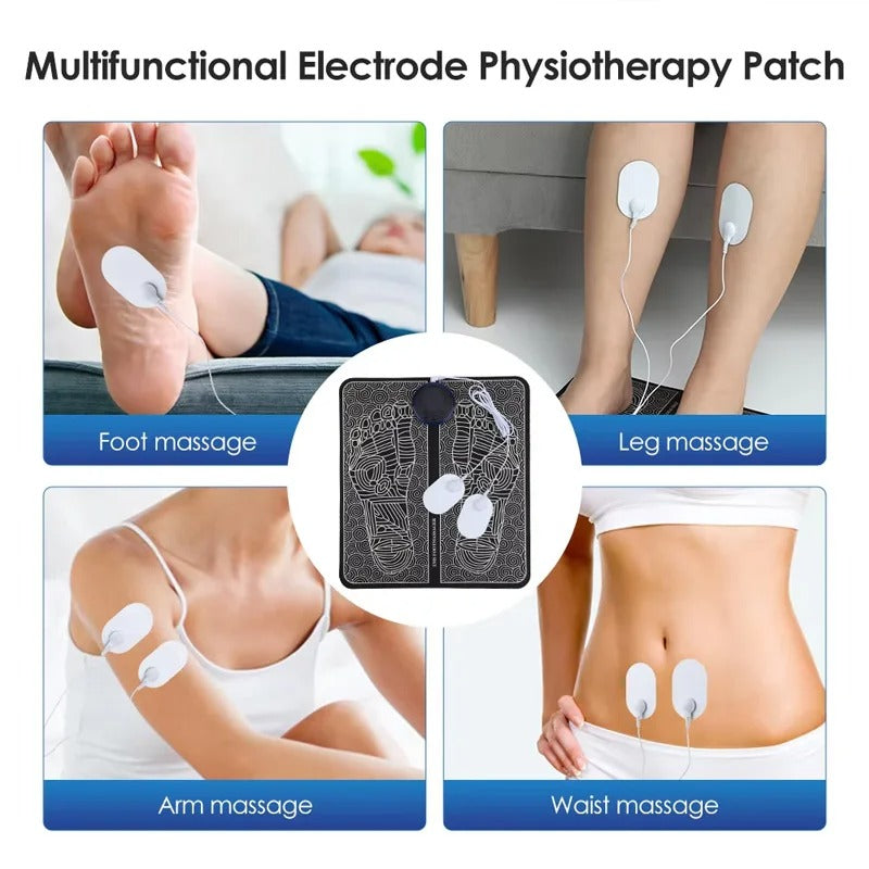 EMS Foot Massager Mat | USB Rechargeable Smart Electric Foot Massage Pad Technology