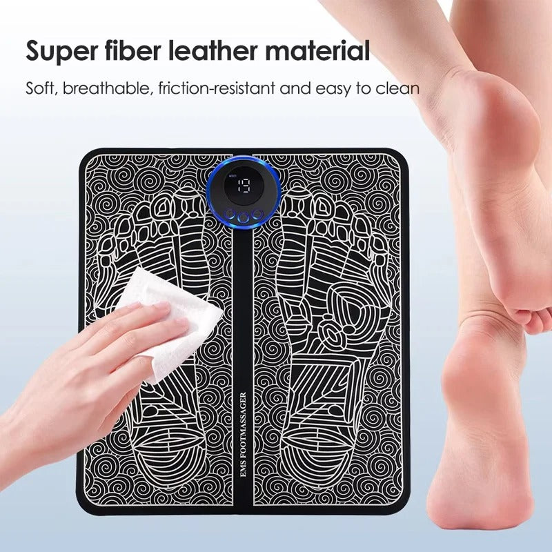 EMS Foot Massager Mat | USB Rechargeable Smart Electric Foot Massage Pad Technology