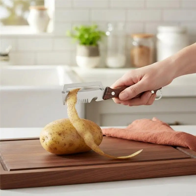3-in-1 Vegetable Chopper & Slicer | Multi-Function Kitchen Cutter for Fast Food Prep
