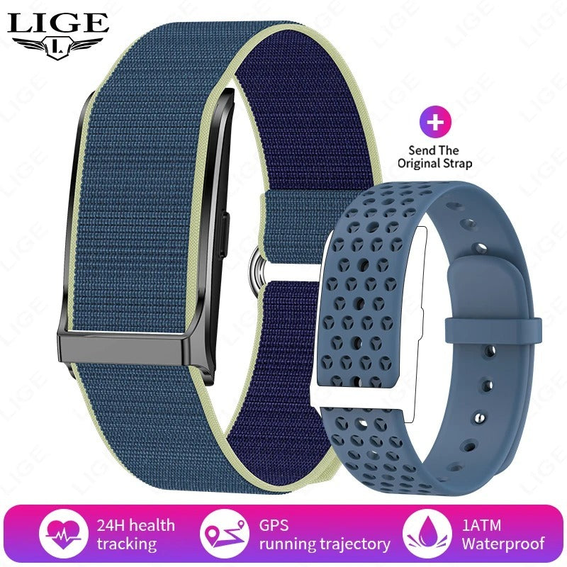 LIGE Smart Watch with Extra Straps – Stylish Fitness Tracker with Health Monitoring & GPS Sports Tracking