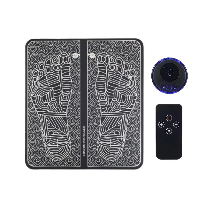 EMS Foot Massager Mat | USB Rechargeable Smart Electric Foot Massage Pad Technology